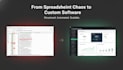 convert your excel sheet into a custom web application