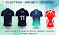professional custom sublimation jerseys