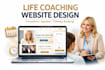 build life coaching website consultant, speaker trainer, therapy booking website