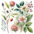 make paint watercolour botanical illustrations