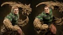do 3d character sculpt for printing