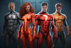 do superhero character for comic or graphic novel