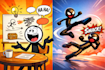 do stick figure animation 2d n 3d video storytelling funny explainer n fighting