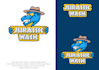 do modern super gorgeous dinosaur logo