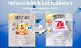 manually remove ghost fake and bot followers