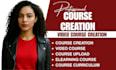 create online course content course curriculum elearning video course redesign