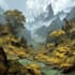 digitally paint fantasy landscape