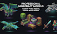 make high quality models in blockbench