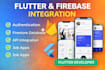 integrate firebase in your flutter app