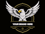 design an eagle, falcon, hawk, animal logo with high quality