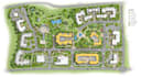 render landscape design, site plan, town plan, and plat map