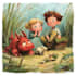 create a beatiful and unique children book illustration