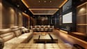 recreate 3d functional living room, hotel interior lounge,dining room,cgi render