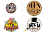 create a modern cookies logo design