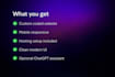 create a professional website with hosting included