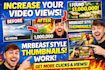 design viral mrbeast style youtube thumbnail for high CTR