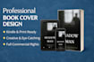 create a book cover design and ebook cover design