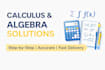 solve algebra and calculus step by step