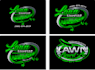 design incredible lawn lizard logo