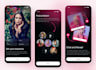 create a tinder style dating app with liquid glass UI