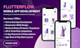 do flutter flow mobile app development, IOS android app, flutter developer