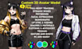 do 3d anime vtuber, furry vtuber model, nsfw vrchat avatar, vrc nsfw avatar, vrm