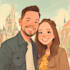 beautiful portrait in disney cartoon