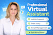 do accurate data entry, web research and virtual assistant