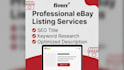 do ebay store management, ebay listing, SEO, and amazon to ebay dropshipping
