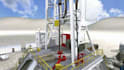 create industrial animation 3d oil and gas refinery drilling rig visualization