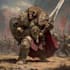 do warhammer illustration based on your description