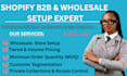 configure shopify b2b apps wholesale tiered pricing system bss b2b wholesale pro