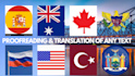 do accurate translation and proofreading grammer check editing copy editor