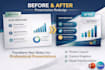 design modern powerpoint or canva presentations