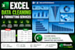 clean, format, and organize excel data and spreadsheet