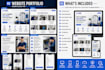 design a modern plumbing website in wordpress elementor