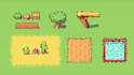 do pixel art tileset, pixel tileset, top down pixel tilset, isometric, tile map