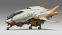 draw high quality spaceship concept