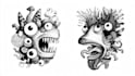 create clean and unique doodle art designs