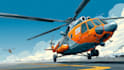 draw aircraft, airplane, helicopter into a vector cartoon