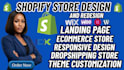 build a professional shopify dropshipping store, website