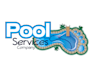 makes swimming pool, pool cleaning logo design