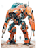 design a custom mecha robot mascot logo