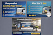 create a responsive HTML CSS website