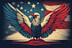 create patriotic and political logo