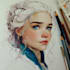 draw a fantasy character portrait for you