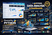 do professional data analysis dashboard and visualization using python