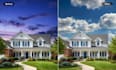 do real estate edit enhance, face swap head replace sky change multiple exposure