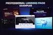 create a modern 3d landing page with responsive design
