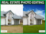 do edit, real estate photo editing, grass, sky change, replacement, face swap